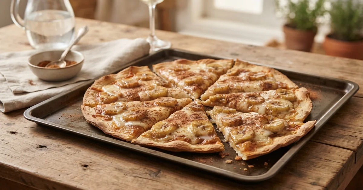 Pizza de Banana com Canela: Como Fazer a Clássica Pizza Doce