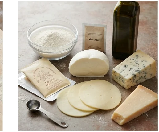 Receita Completa de Pizza 4 Queijos Artesanal